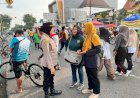 Polwan-Polresta-Sidoarjo-Humanis-Amankan-Car-Free-Day-Alun-alun-Sidoarjo