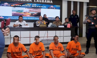 Polres-Blitar-Berhasil-Amankan-4-Tersangka-Sindikat-Pembalakan-Liar