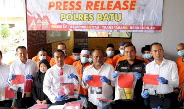 Polres-Batu-Berhasil-Amankan-16-Tersangka-Peredaran-Gelap-Narkoba