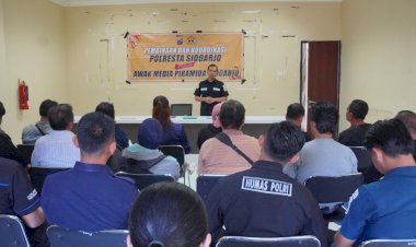 Humas-Polresta-Sidoarjo-Gandeng-Wartawan-Sukseskan-Hari-Bhayangkara-Ke-78