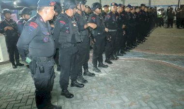 Polres-Gresik-Siagakan-Personel-Gabungan-Pengamanan-Haul-Mbah-Zainal-Abidin