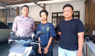 Polisi-Berhasil-Amankan-Tersangka-Curanmor-yang-Terekam-CCTV-di-Kedinding