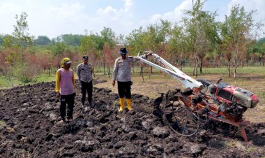 Dukung-Swasembada-Pangan,-Polres-Nganjuk-Siapkan-Lahan-Tanam-Jagung-Varietas-Unggul