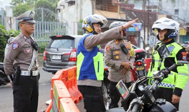 Polresta-Malang-Kota-Intensif-Monitoring-Jalur-Balik-Pemudik