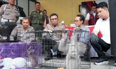 Polresta-Sidoarjo-Ungkap-Perdagangan-Satwa-Dilindungi