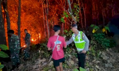 Polres-Magetan-Tingkatkan-Mitigasi-Karhutla-di-Musim-Kemarau,-Larang-Warga-Membakar-Lahan