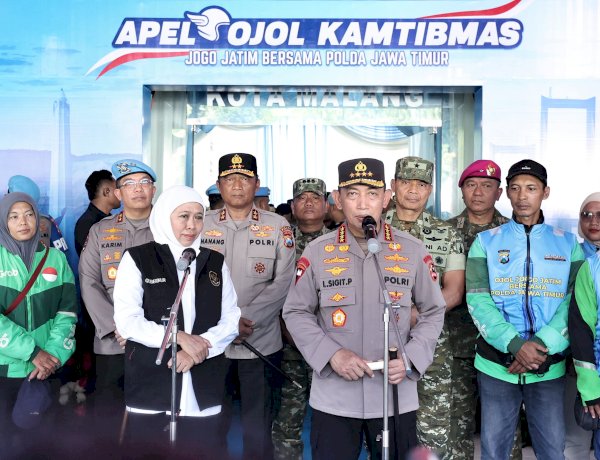 Kapolri Apresiasi Sinergi Polda Jatim dan Komunitas Ojol dalam Apel Kamtibmas “Jogo Jatim”