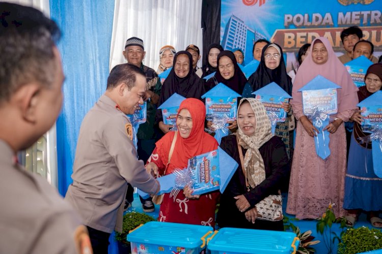 Wujudkan Program Presiden, Polda Metro Jaya Resmikan 35 Rumah Layak Huni