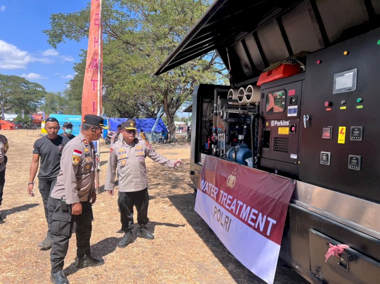 Tim K3I Stamaops Polri Perkuat Penanganan Bencana Gempa di NTT