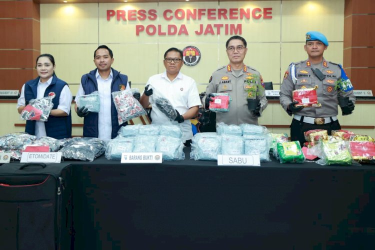Polda Jatim Ungkap 1.870 Kasus Narkoba, 2.382 Tersangka Diamankan